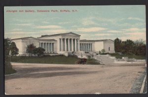 New York BUFFALO Albright Art Gallery - Delaware Park pm1912 ~ DB