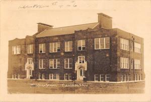 Flandreau South Dakota High School Real Photo Antique Postcard K55846