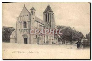 Postcard Ouistreham Old Church