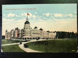 Vintage Postcard 1918 Poland Springs House Poland Springs Maine