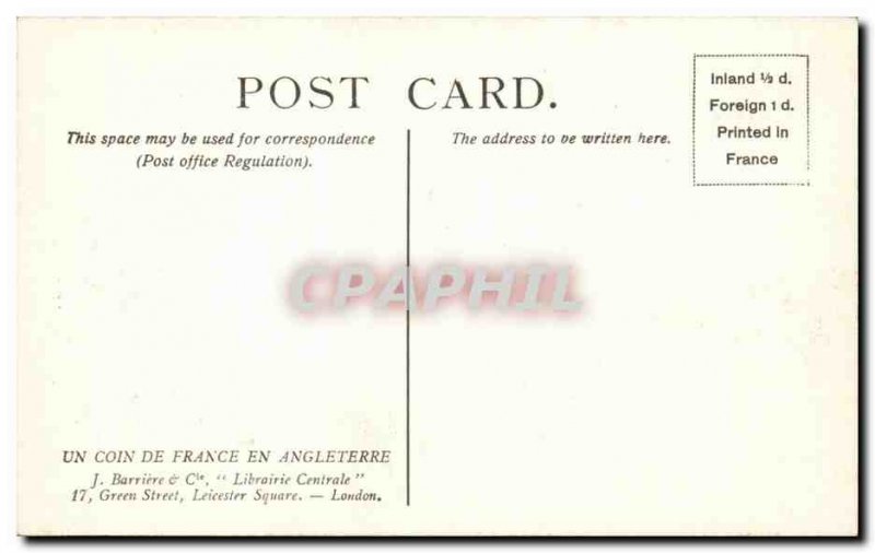 Old Postcard Great Britain London St James Palace