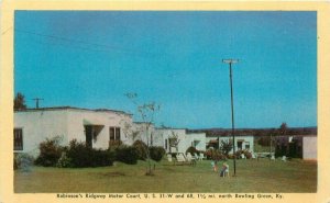 Bowling Green Kentucky Robinson's Ridgeway Motor Court 1940s Postcard 20-7108