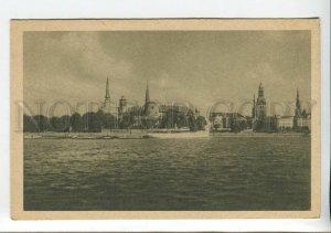 437448 Latvia Riga view from Daugava Vintage postcard