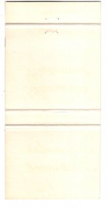 Vintage Matchbook Cover, Alexander's Restaurant, Edmonton, Alberta