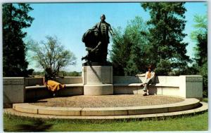 TUSKEGEE INSTITUTE, Alabama AL   BOOKER T. WASHINGTON MONUMENT c1960s  Postcard