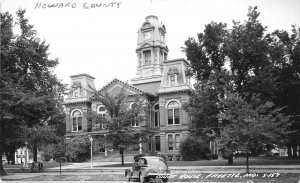 Fayette Missouri 1940s RPPC Real Photo Postcard Court House