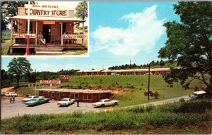 Park Vista Motel, Restaurant and Country Store Glene Springs NC Vtg Postcard L71