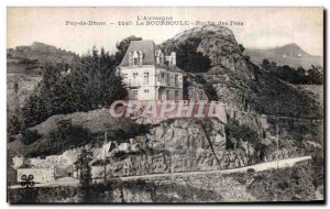 Old Postcard La Bourboule Roche des Fees