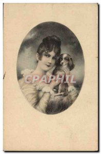 Postcard Old Female Dog Fancy