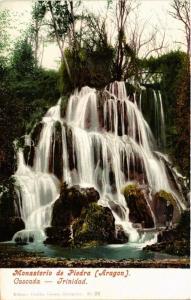 CPA ZARAGOZA Monasterio de Piedra. Cascada Irinidad SPAIN (674319)