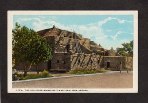 AZ Hopi Indians House Grand Canyon National Park Arizona Postcard