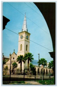 c1960 Historical San Augustin Church Exterior Building Laredo Texas TX Postcard