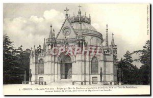Postcard Dreux Old Chapel St. Louis built by The Duchess dowager of & # 39Orl...
