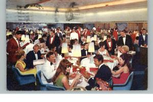 OCEANIC CRUISE LINE Dining Room Interior Old Postcard
