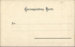 Gruss Aus Wien Austria Donau Canal c1900 Postcard EXC COND