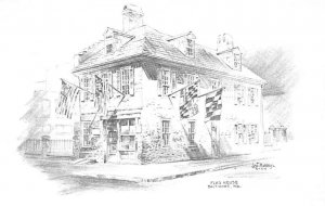 Flag House Baltimore, Maryland MD Postcards