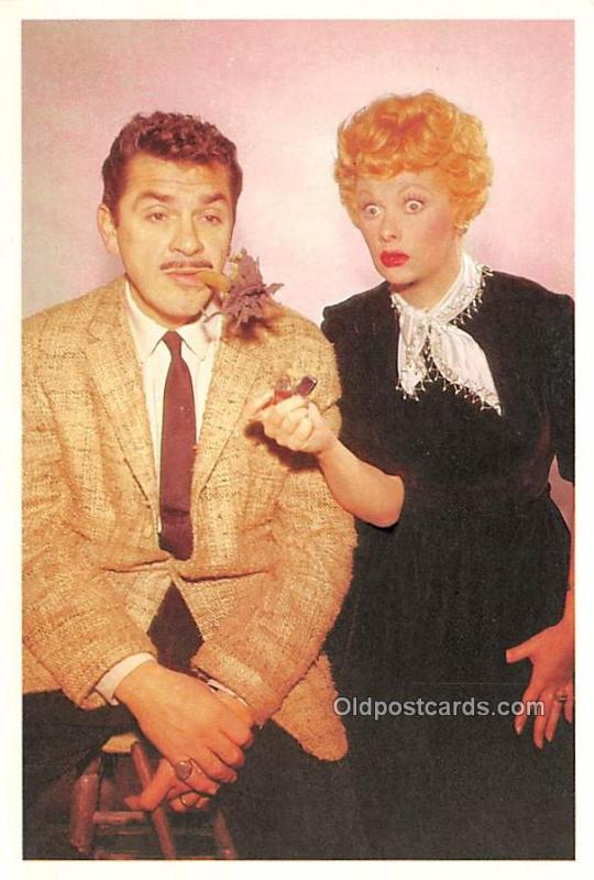 Lucille Ball, Desi Arnaz Show Movie Star Actor Actress Film Star Postcard, Ol...