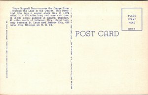 Two Postcards Bagnell Dam in Lake of the Ozarks, Missouri~802