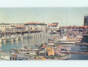 1930's VINTAGE BOATS AT FISHERMAN'S WHARF San Francisco California CA hp7402