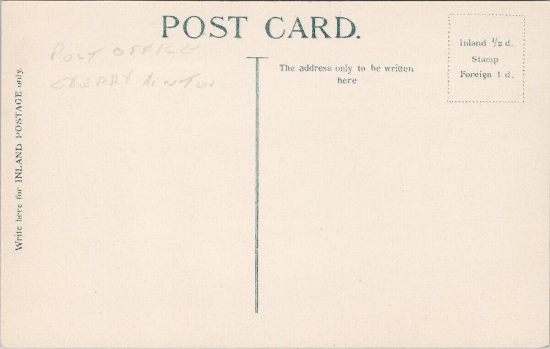 Post Office Cherry Hinton Cambridge England UK Unused Postcard E71