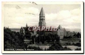 Old Postcard Clervaux L & # 39Abbaye St Maurice Luxembourg