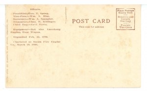 PA - Lebanon. Lebanon Fire Union Steam & Hose Co. No. 1 ca 1907