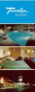Sepulveda California Travelyn Motor Hotel Long Postcard AA84573