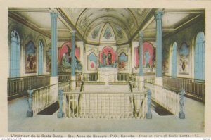 STE. ANNE DE BEAUPRE , Quebec , Canada , 1930s; Interior view of Scala Santa