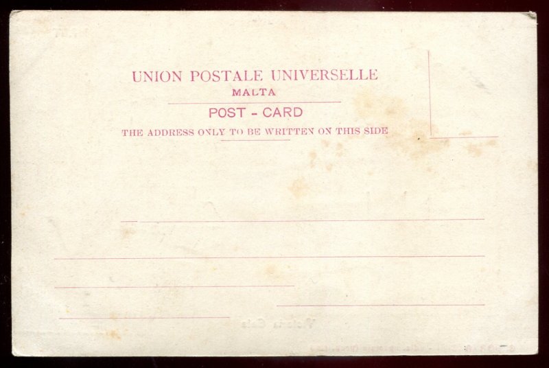 dc974 - MALTA Valetta Postcard 1900s Victoria Gate by Bornaccini