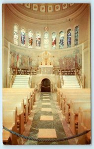 WASHINGTON DC ~ Alter of the Holy Spirit FRANCISCAN MONASTERY 1959 Postcard