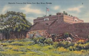 Florida Key West Martello Towers Old Union Fort 1940