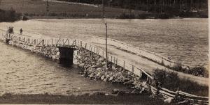 1905 RPPC Dexter ME Stone Bridge Silver Lake Milk Farm RARE REAL PHOTO Postcard