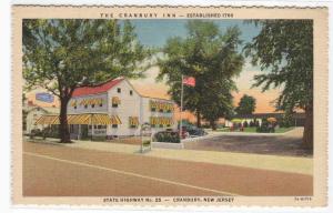 Cranburry Inn New Jersey Roadside America linen postcard