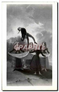 Old Postcard Goya pelele El Prado Madrid