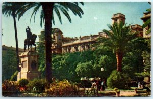 M-16059 Gardens Statue of the King John named the Conqueror Valencia Spain