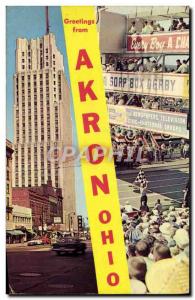 Postcard Modern Akron Ohio Derby