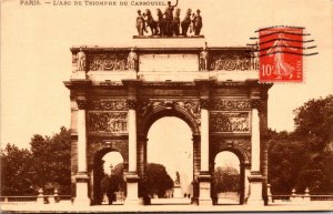 France Paris L'Arc de Triomphe du Carrousel 1918