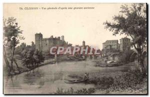 Clisson Old Postcard General view of & # 39apres an antique