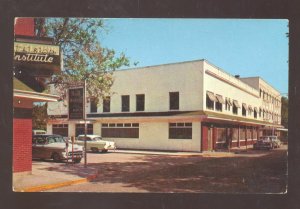 EXCELSIOR SPRINGS MISSOURI MO. INSTITUTE OLD CARS ADVERTISING POSTCARD