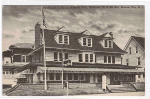 Plymouth Inn Ocean City New Jersey linen postcard