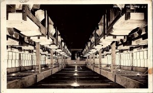 1930s WWII NAVY SHIP INTERIOR BARRACKS BUNKS SAILORS  RPPC PHOTO POSTCARD 36-77