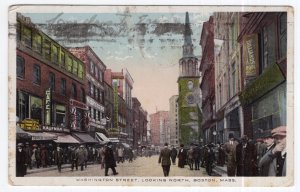 Boston, Mass, Washington Street, Looking North