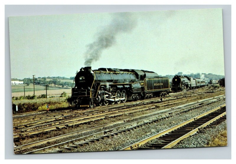 Vintage 1961 Postcard Reading Railroad Iron Horse Ramble Rutherford Yard PA