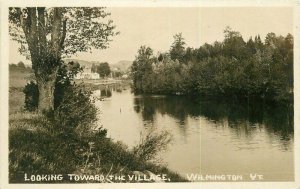 Vermont Wilmington 1910 Windham County Village RPPC Photo Postcard 21-14168