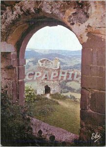 Postcard Modern Murol Auvergne Picturesque and Tourism Le Chateau seen from t...