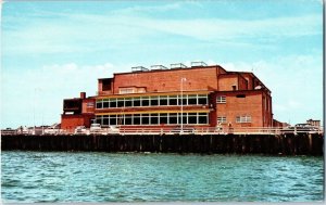 Beautiful and Modern Municipal Auditorium Pensacola Florida Postcard