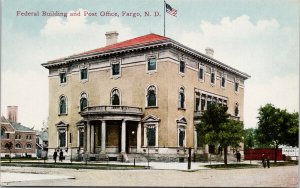 Fargo ND Federal Building & Post Office Unused Postcard F26