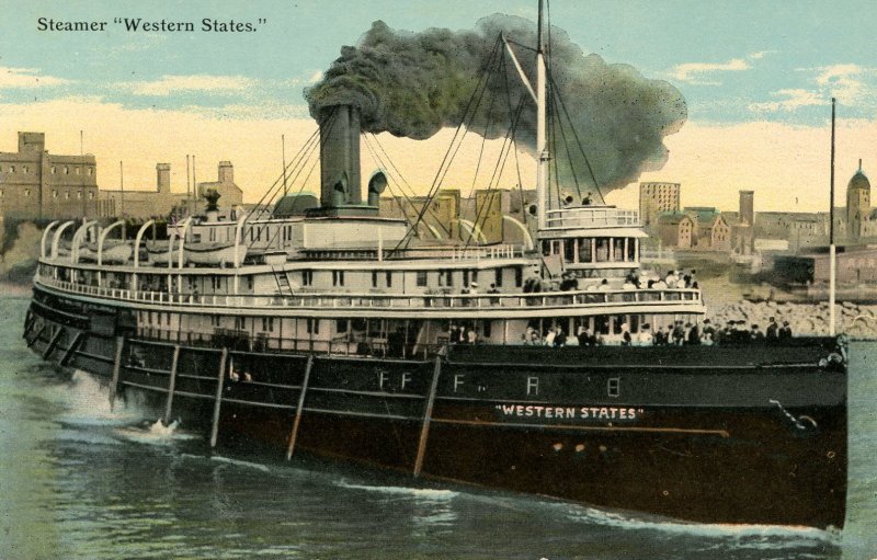 Detroit & Buffalo (D&B) Line - Steamer Western States