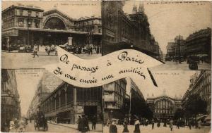 CPA De Passage á PARIS je vous envoie mes amitiés (301718)