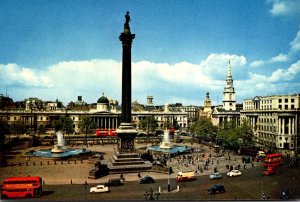 England London Trafalgar Square and Nelson's Column